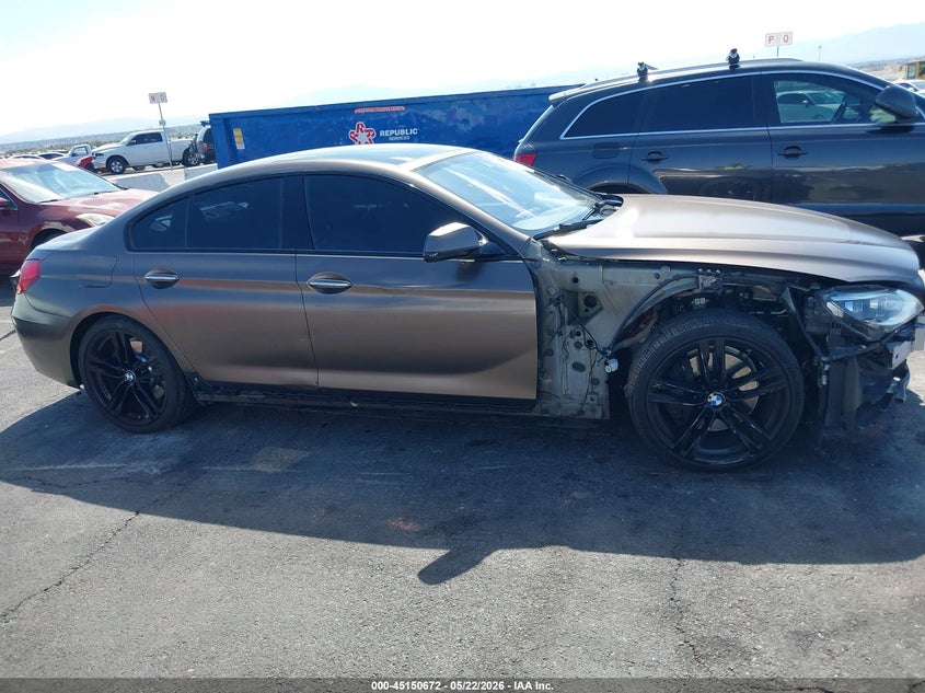 2015 BMW 650I Gran Coupe VIN: WBA6B2C54FGB99027 Lot: 45150672