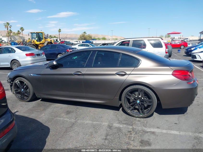 2015 BMW 650I Gran Coupe VIN: WBA6B2C54FGB99027 Lot: 45150672