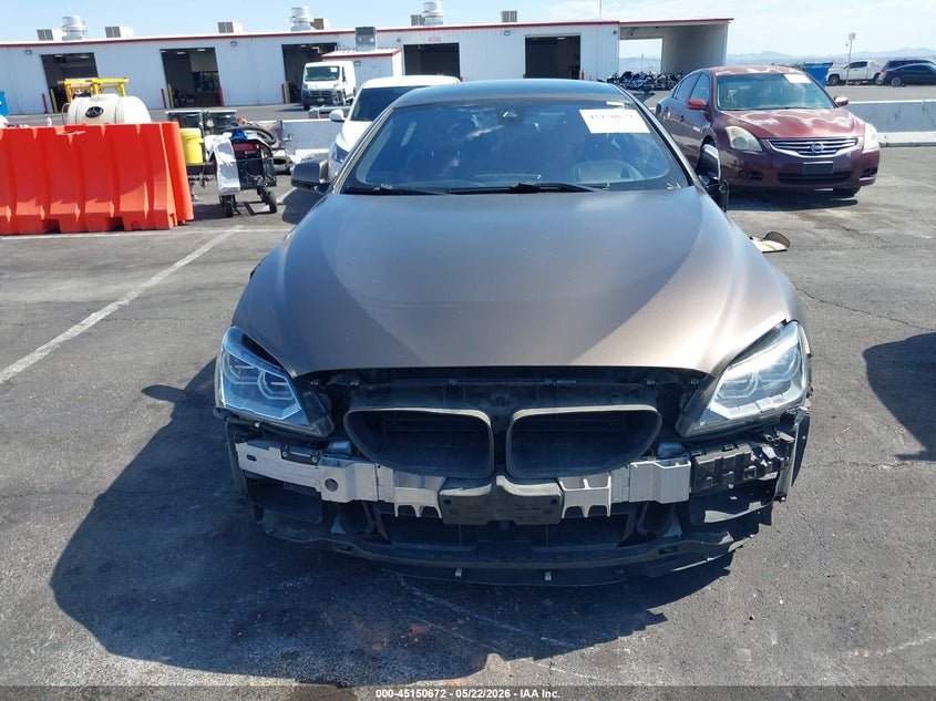 2015 BMW 650I Gran Coupe VIN: WBA6B2C54FGB99027 Lot: 45150672