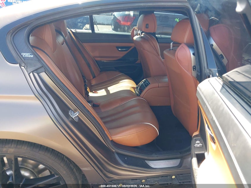 2015 BMW 650I Gran Coupe VIN: WBA6B2C54FGB99027 Lot: 45150672