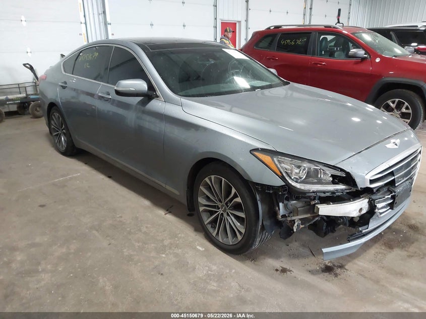 2015 Hyundai Genesis 3.8 VIN: KMHGN4JEXFU091129 Lot: 45150679