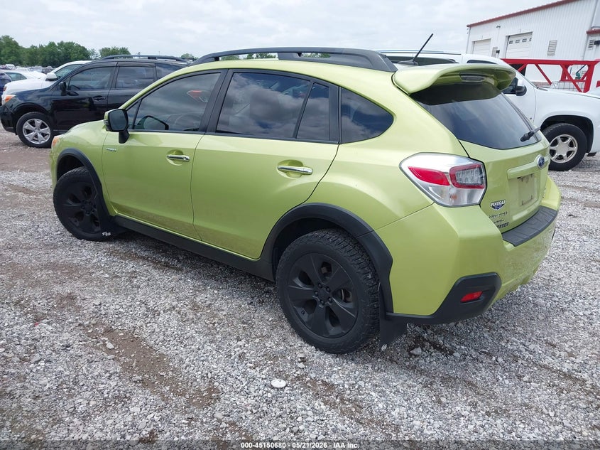 Vin: jf2gpbkc3eh306102, lot: 45648333, subaru xv crosstrek hybrid 2.0i touring 20143