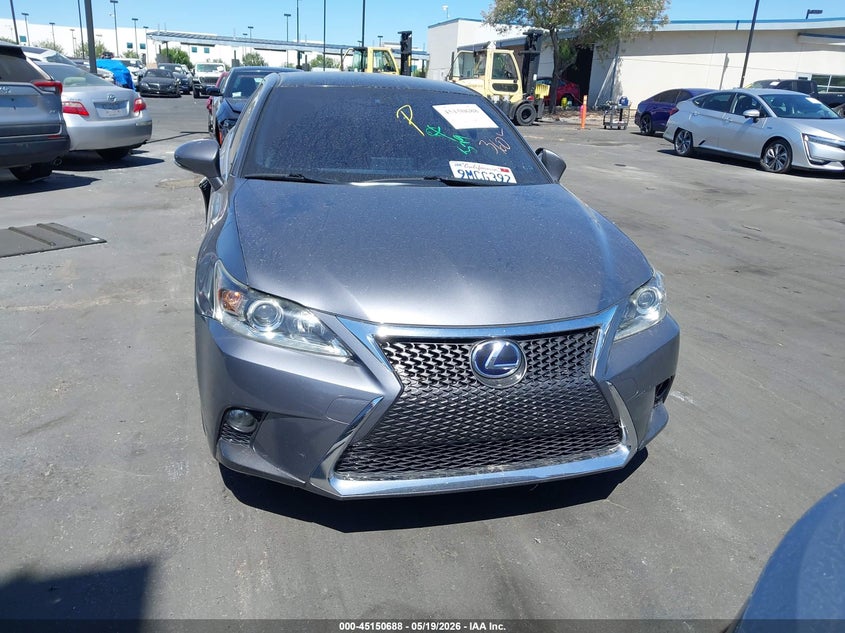 2016 Lexus Ct 200H VIN: JTHKD5BHXG2258648 Lot: 45150688