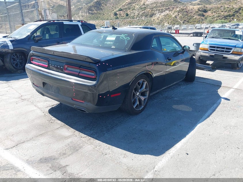 Vin: 2c3cdzagxgh284703, lot: 45648396, dodge challenger sxt plus 20164
