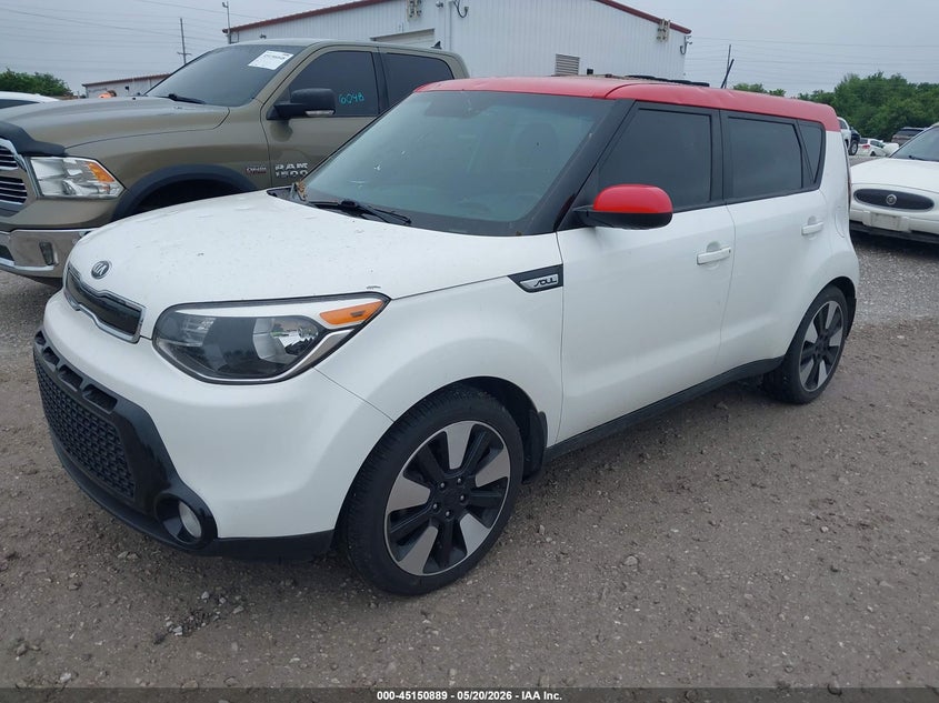 2016 KIA SOUL HATCHBACK 2.0L I-4 DI, DOHC, VVT, 164HP
