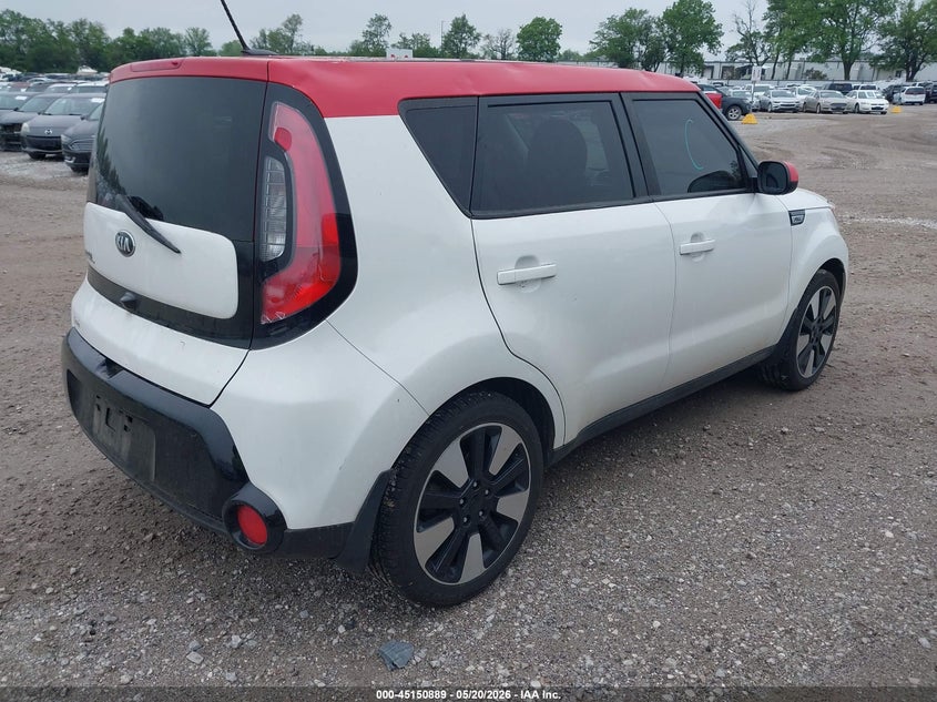2016 KIA SOUL HATCHBACK 2.0L I-4 DI, DOHC, VVT, 164HP