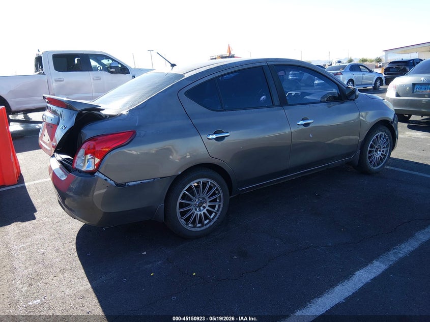 Vin: 3n1cn7ap5dl895189, lot: 45648576, nissan versa 1.6 sv 20134