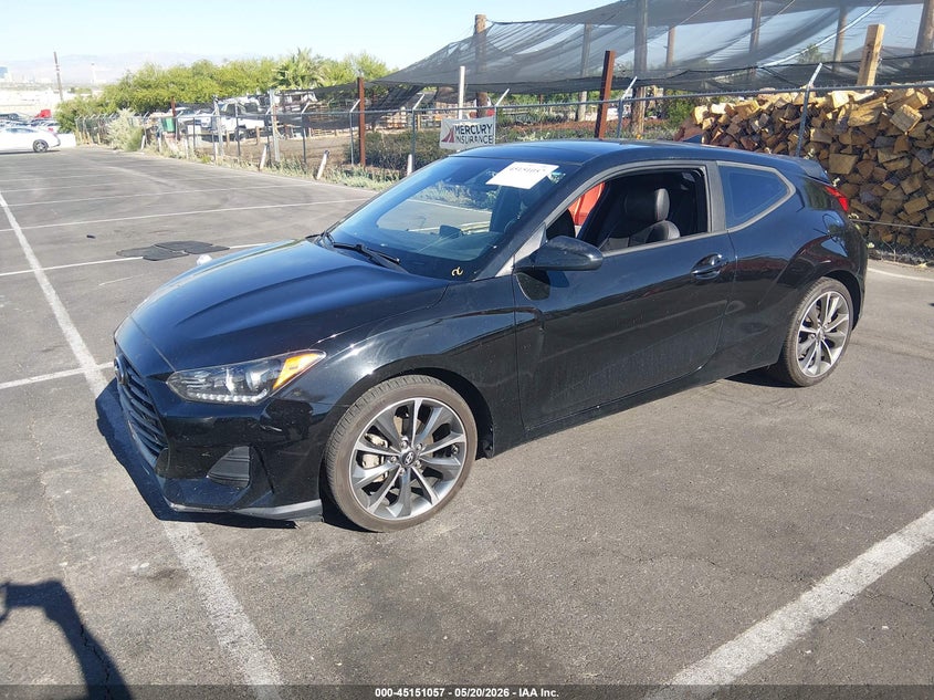 Vin: kmhtg6af4ku009886, lot: 45648710, hyundai veloster 2.0 premium 20192