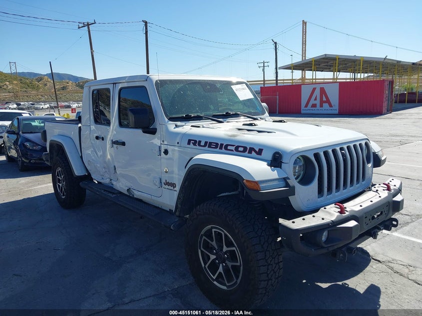 Vin: 1c6jjtbg4ml565358, lot: 45648714, jeep gladiator rubicon 4x4 2021 img_1