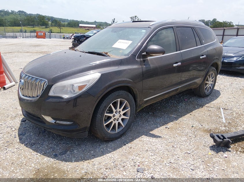 Vin: 5gakrbkd2ej177100, lot: 45648744, buick enclave leather 20142