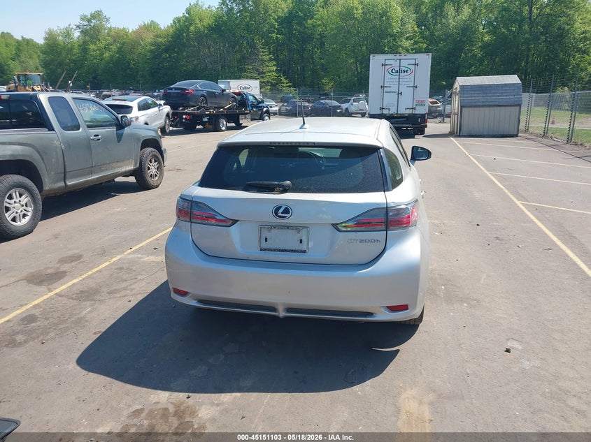 2011 Lexus Ct 200H Premium VIN: JTHKD5BH3B2019595 Lot: 45151103