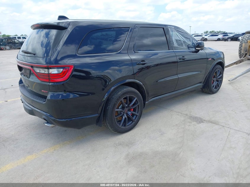 Vin: 1c4sdjgjxjc186969, lot: 45648757, dodge durango srt awd 20184