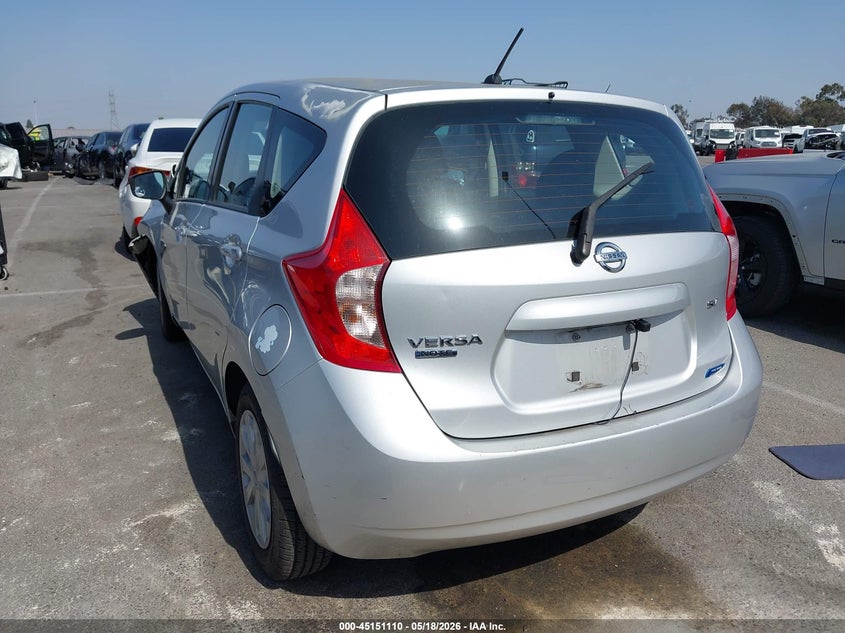 Vin: 3n1ce2cp5fl370989, lot: 45648763, nissan versa note 20153