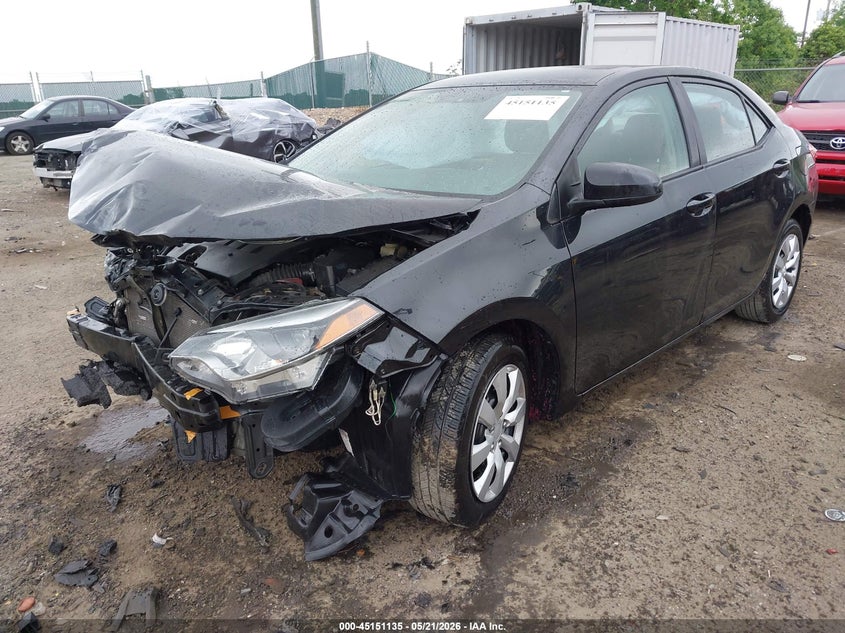 2016 Toyota Corolla Le 2T1BURHE0GC637939 photo 1
