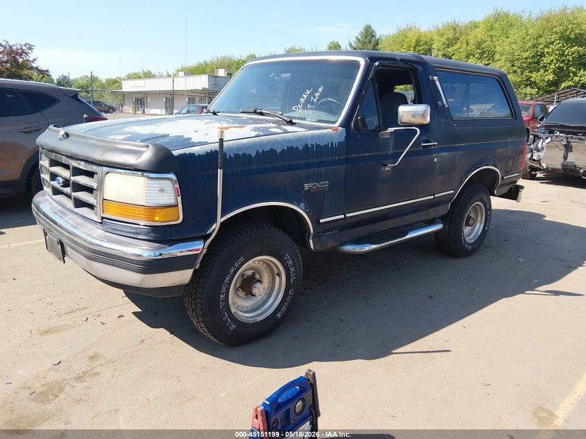 1992 FORD BRONCO auction photo 2