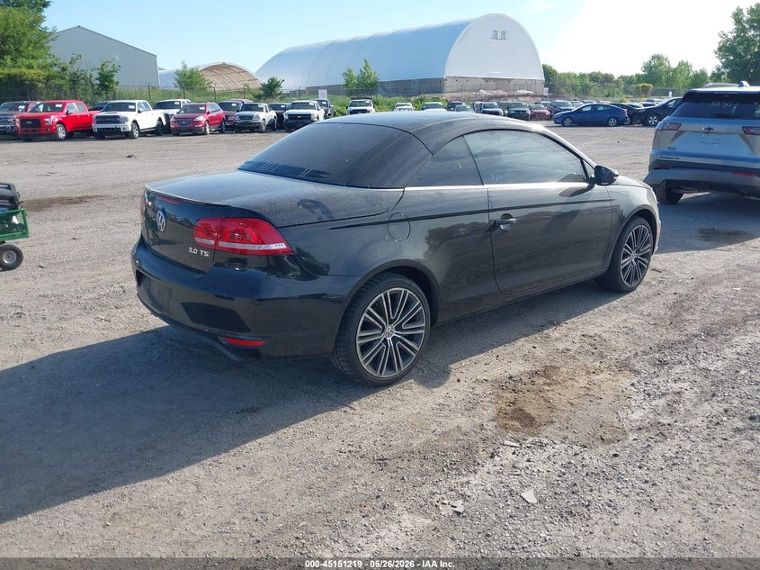 Vin: wvwbw8ah0ev007258, lot: 45648872, volkswagen eos sport 20144