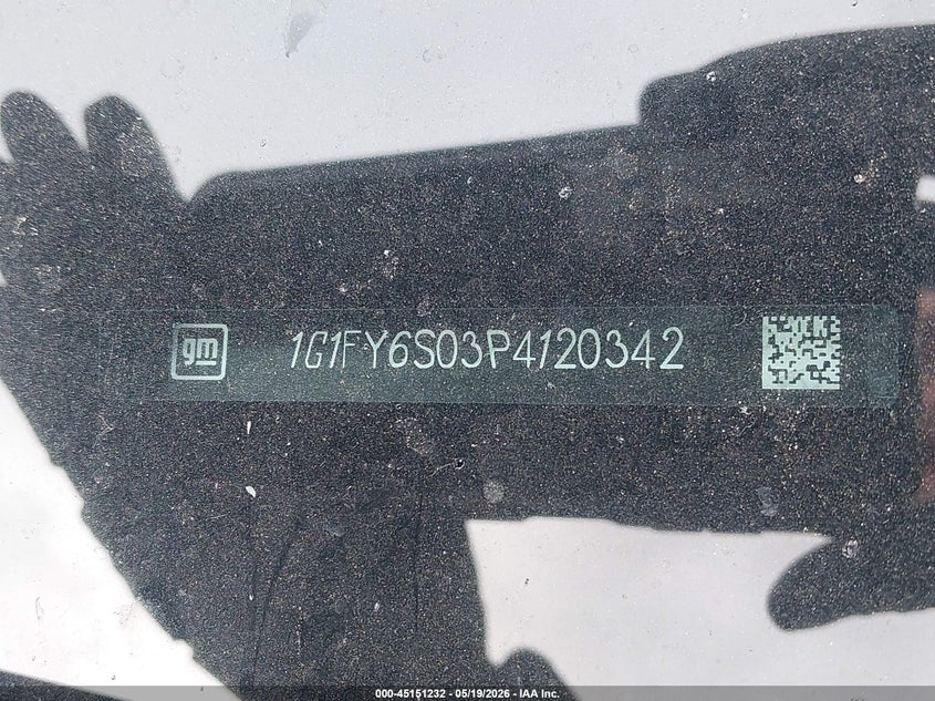 2023 Chevrolet Bolt Euv Fwd Lt VIN: 1G1FY6S03P4120342 Lot: 45151232