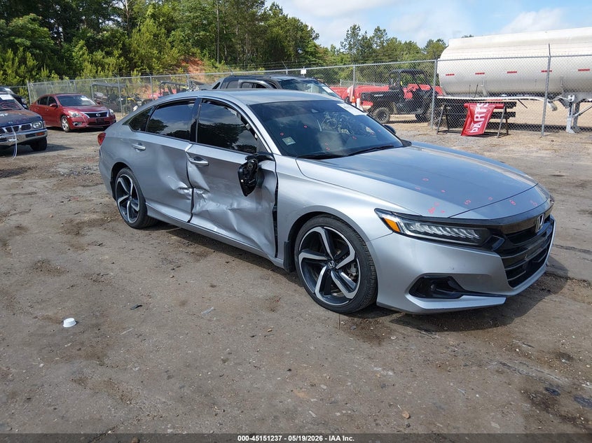 VIN 1HGCV1F37MA072353 2021 HONDA ACCORD SPORT