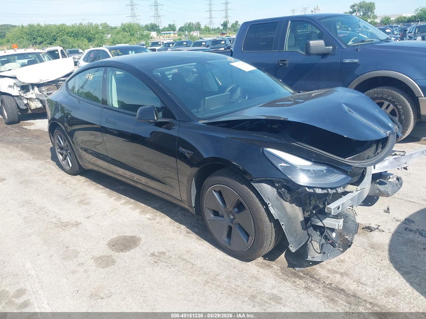 Vin: 5yj3e1eb4nf192689, lot: 45648891, tesla model 3 long range dual motor all-wheel drive 2022 img_1