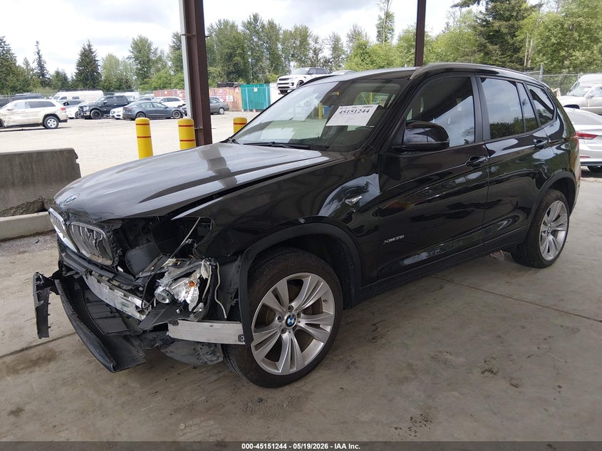 Vin: 5uxwx7c50f0k35219, lot: 45648897, bmw x3 xdrive35i 20152