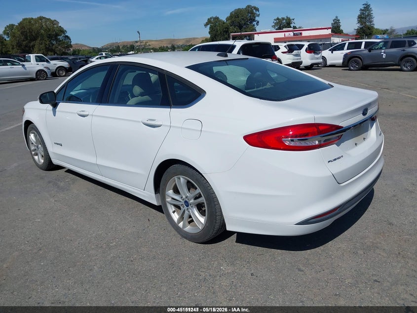 Vin: 3fa6p0uu2jr254612, lot: 45648900, ford fusion hybrid s 20183
