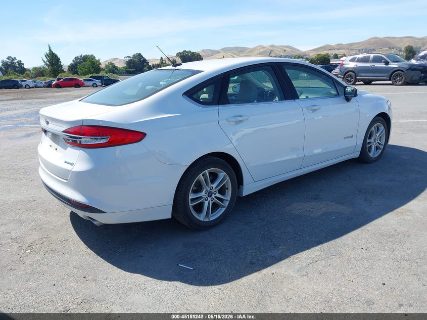 Vin: 3fa6p0uu2jr254612, lot: 45648900, ford fusion hybrid s 20184