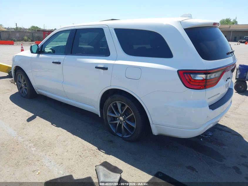 Vin: 1c4rdhdg7jc154139, lot: 45648913, dodge durango gt rwd 20183