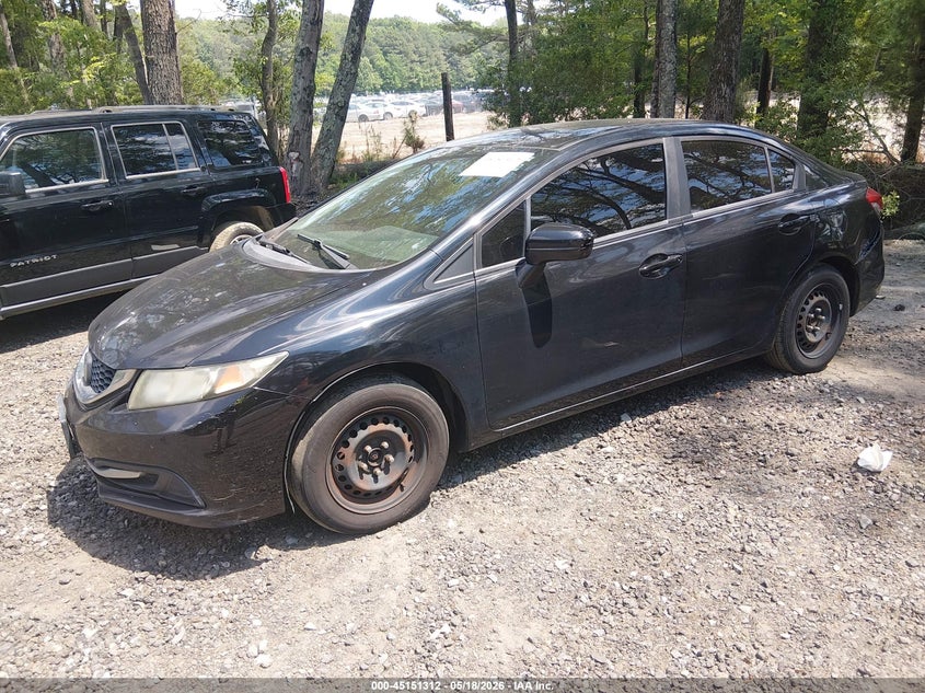 2014 Honda Civic Lx 2HGFB2F56EH505550 photo 1