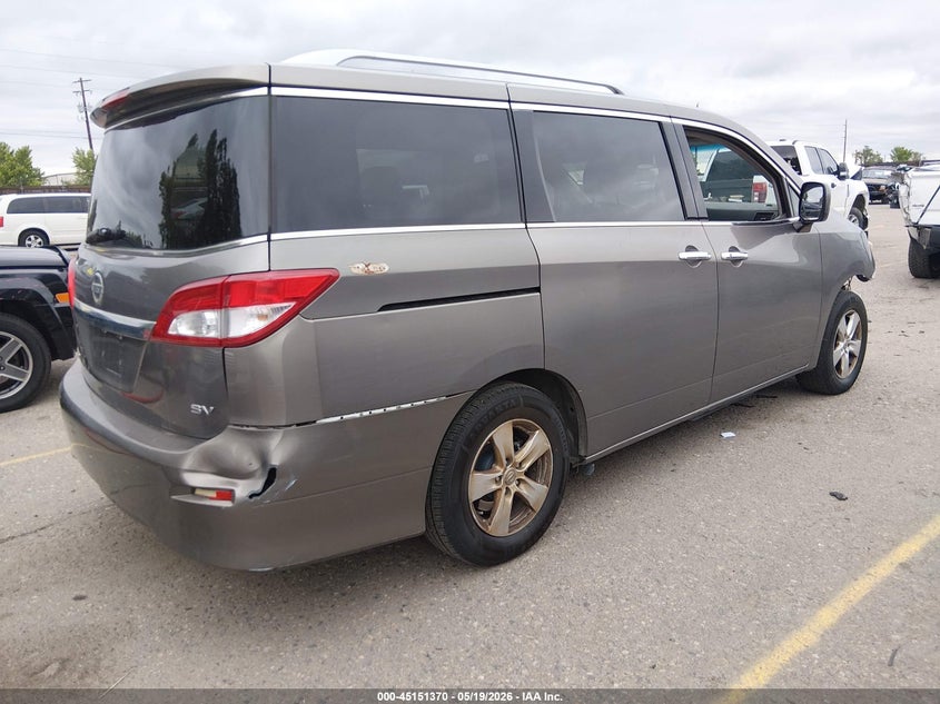 Vin: jn8ae2kp6g9154637, lot: 45649023, nissan quest platinum/s/sl/sv 20164