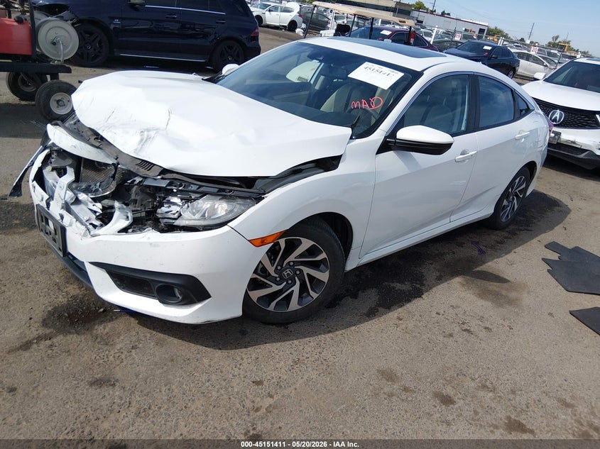 2HGFC2F84GH523376 2016 HONDA CIVIC EX photo 1