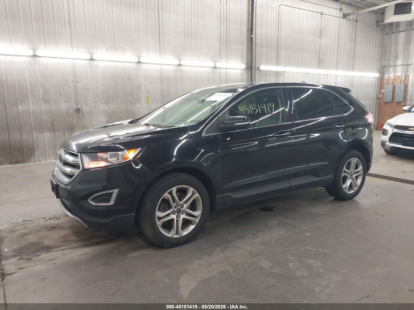 Vin: 2fmpk4k9xjbb43285, lot: 45649072, ford edge titanium 20182