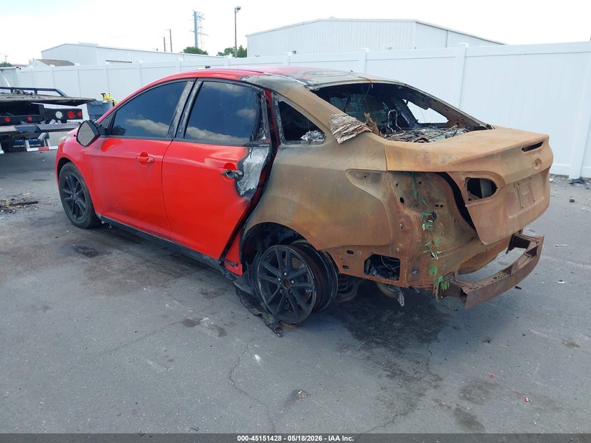 Vin: 1fadp3fe9hl269485, lot: 45649081, ford focus se 20173