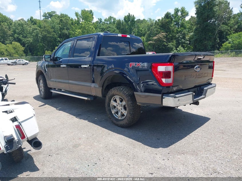 Vin: 1ftfw1e8xnfb40803, lot: 45649084, ford f-150 lariat 20223