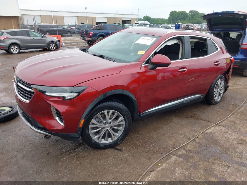 Vin: lrbazlr45nd139234, lot: 45649145, buick envision fwd preferred 20222