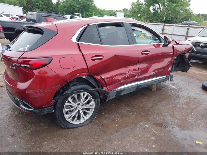 Vin: lrbazlr45nd139234, lot: 45649145, buick envision fwd preferred 20224