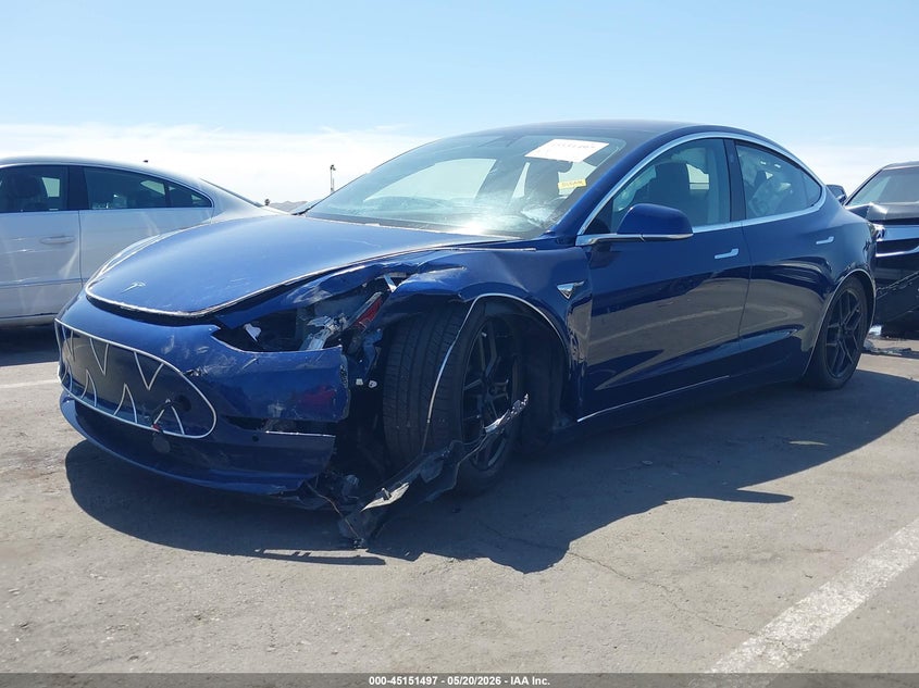 Vin: 5yj3e1ea5jf034220, lot: 45649150, tesla model 3 long range/mid range 20182