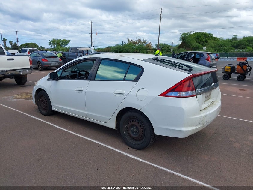Vin: jhmze2h54cs002474, lot: 45649193, honda insight lx 20123