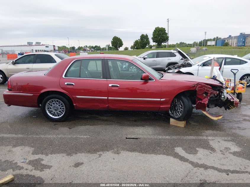 2001 Mercury Grand Marquis Gs VIN: 2MEFM74W11X631024 Lot: 45151538
