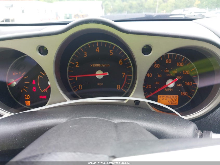 2006 Nissan 350Z Touring VIN: JN1AZ34D76M309686 Lot: 45151714
