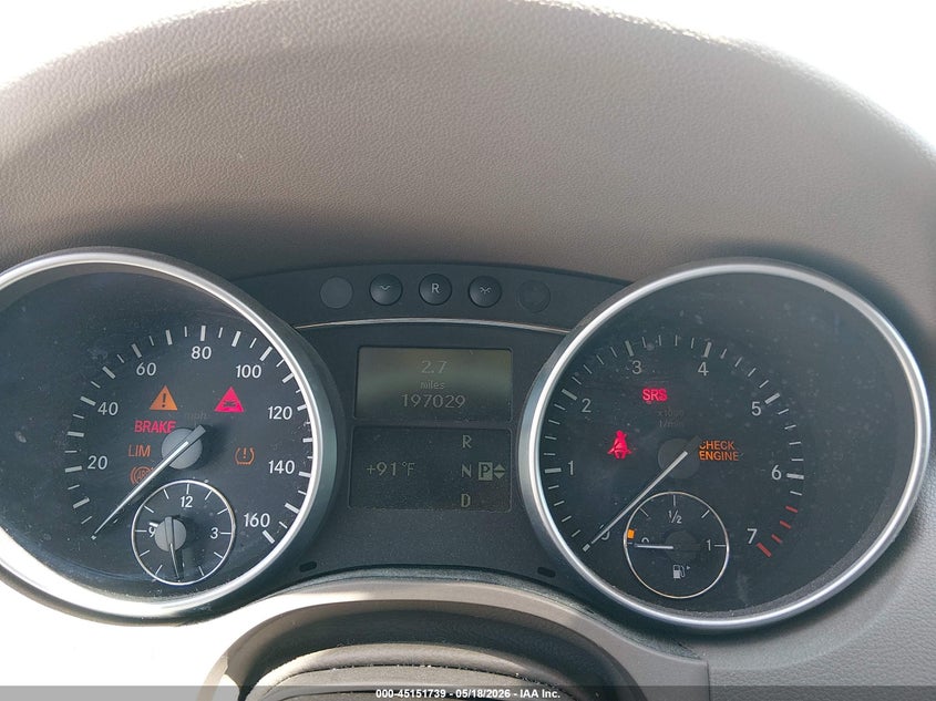 2007 Mercedes-Benz Ml 350 4Matic VIN: 4JGBB86E17A238119 Lot: 45151739