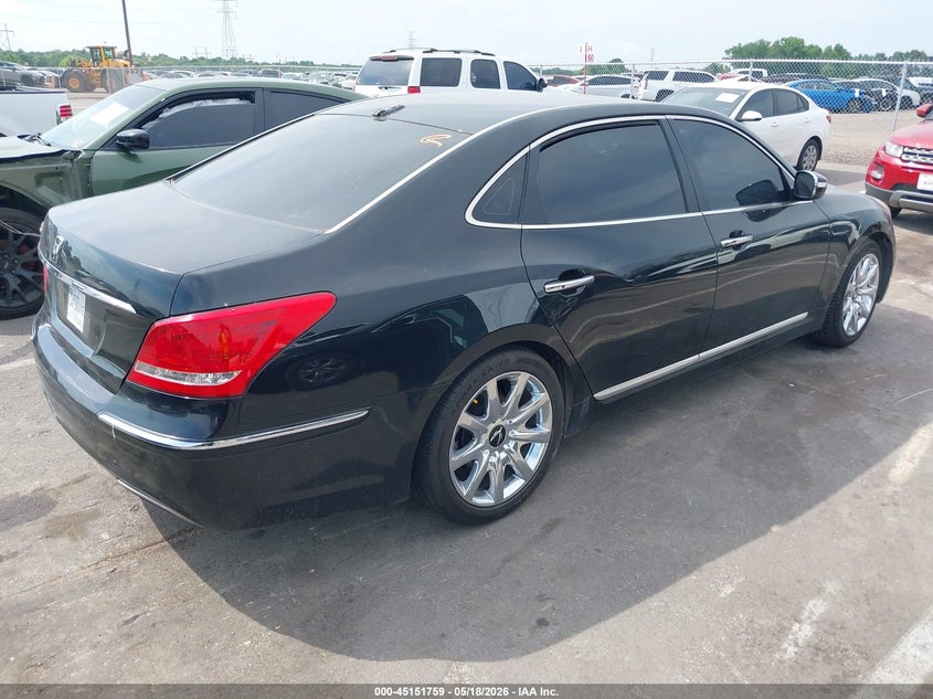 Vin: kmhgh4jh8du062291, lot: 45649423, hyundai equus signature 20134