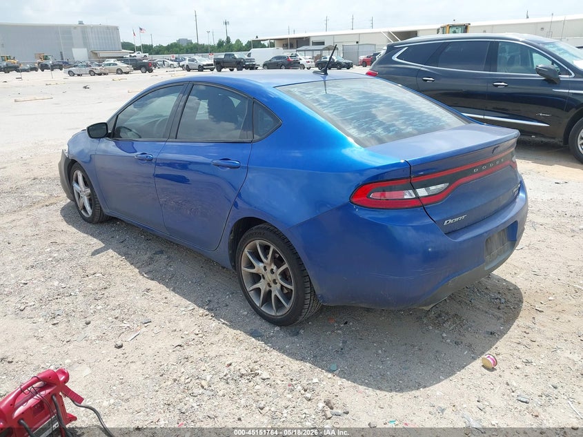 Vin: 1c3cdfbb6ed868656, lot: 45649428, dodge dart sxt 20143