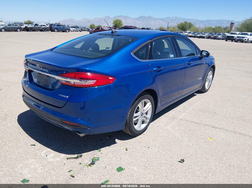 Vin: 3fa6p0uu5jr282002, lot: 45649526, ford fusion hybrid s 20184