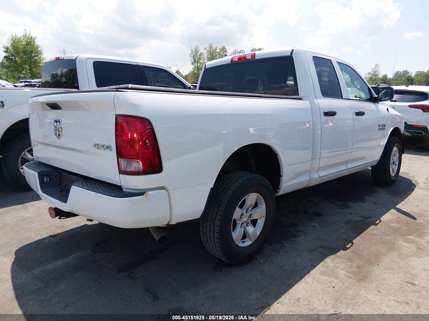 Vin: 1c6rr7fg6js260491, lot: 45649589, ram 1500 express  4x4 6'4 box 20184