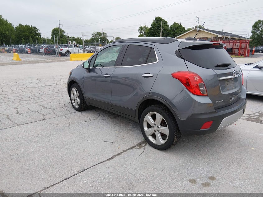 Vin: kl4cjfsb3fb064908, lot: 45649601, buick encore convenience 20153