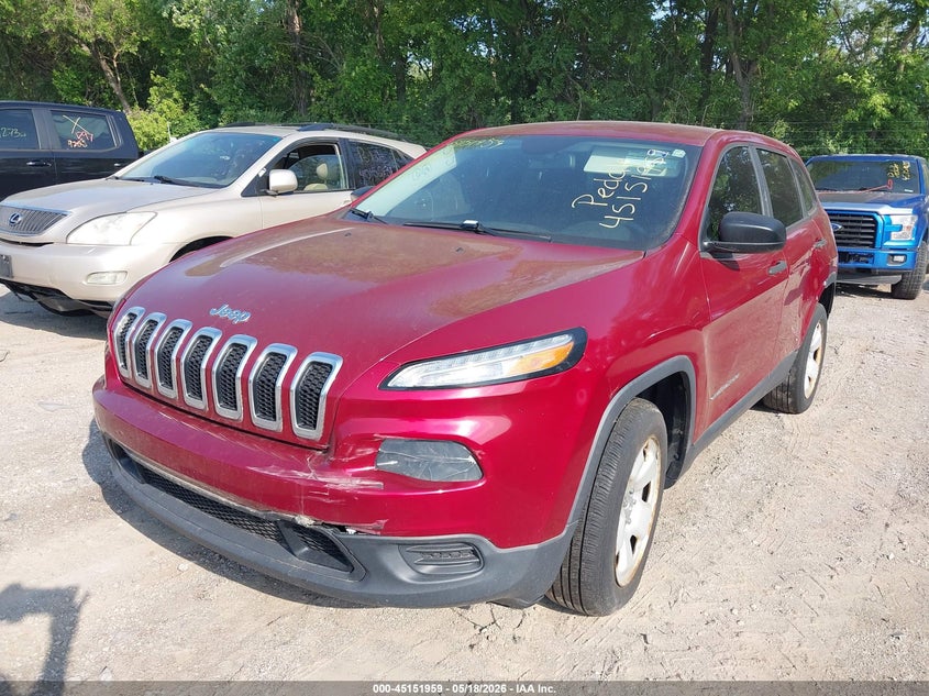 2014 Jeep Cherokee Sport 1C4PJLAB9EW154787 photo 1