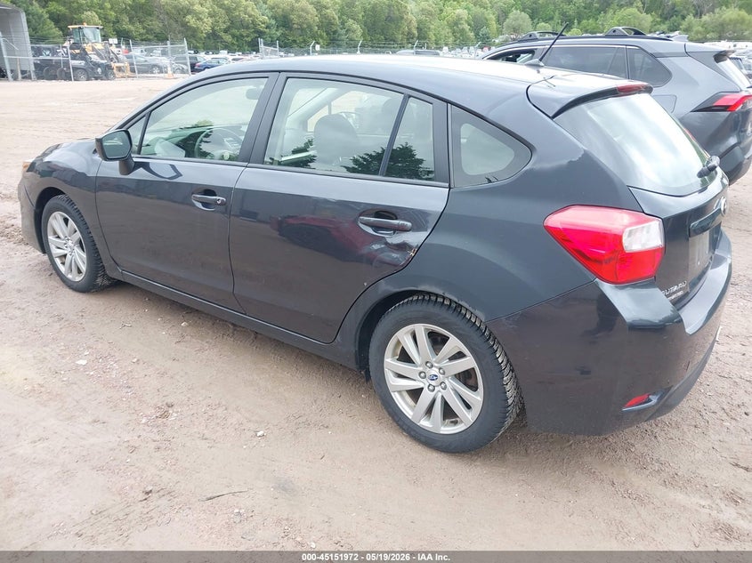 Vin: jf1gpab60g8299007, lot: 45649636, subaru impreza 2.0i premium 20163
