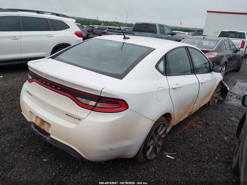 Vin: 1c3cdfbb5gd505557, lot: 45649711, dodge dart sxt 20164