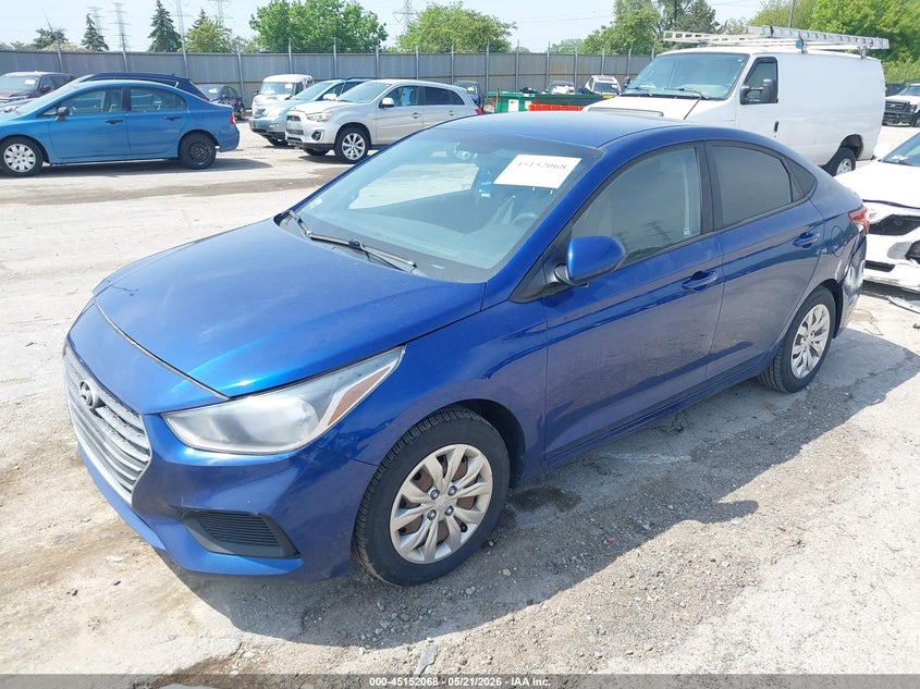 Vin: 3kpc24a3xje006629, lot: 45649732, hyundai accent se 20182