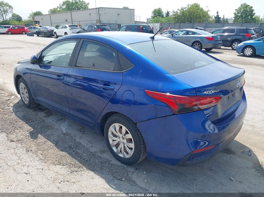Vin: 3kpc24a3xje006629, lot: 45649732, hyundai accent se 20183